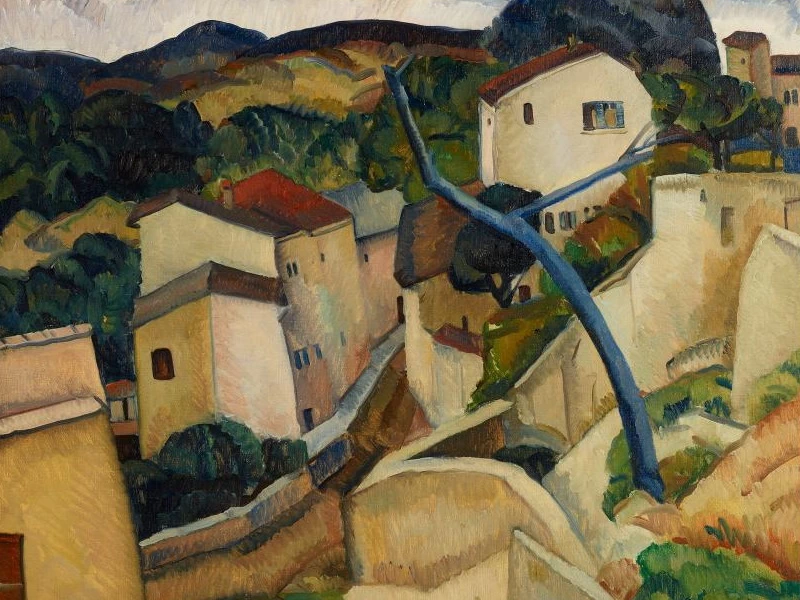 1893-Anthony Angarola - Villaggio di Cagnes 1929